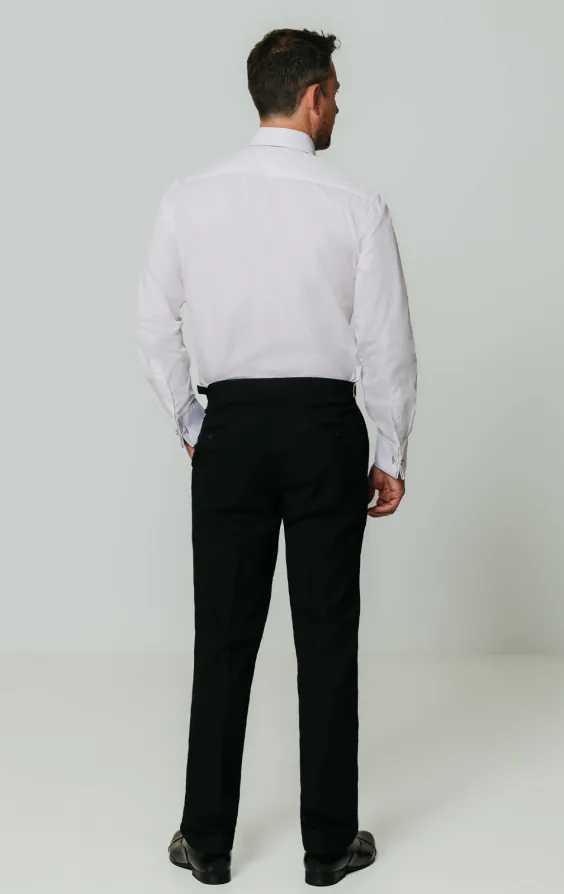 Dobell White Tuxedo Shirt With Ruffle Front - photo 4 Dobell White Tuxedo Shirt With Ruffle Front - photo 4