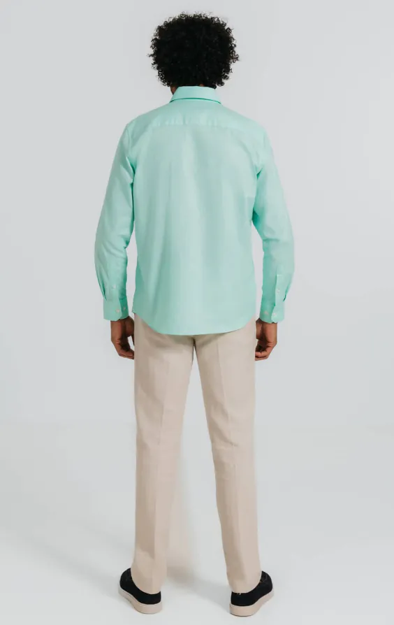 Aqua Linen Shirt - photo 3 Aqua Linen Shirt - photo 3