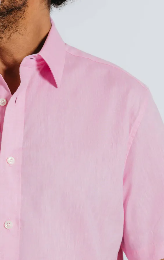 Pink Linen Shirt - photo 2 Pink Linen Shirt - photo 2
