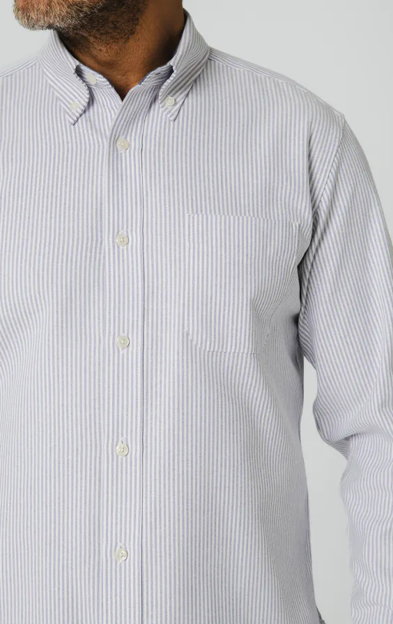 Blue and White Striped Oxford Shirt - photo 2 Blue and White Striped Oxford Shirt - photo 2