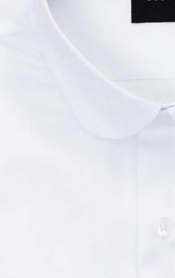 Dobell White Penny Collar Shirt - photo 1