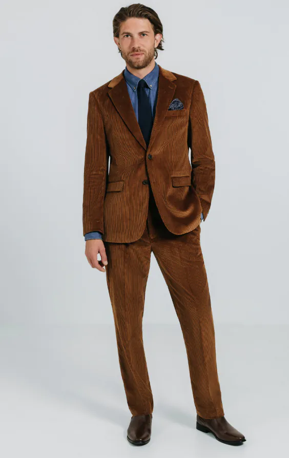 Mid Brown Corduroy Suit - photo 1 Mid Brown Corduroy Suit - photo 1