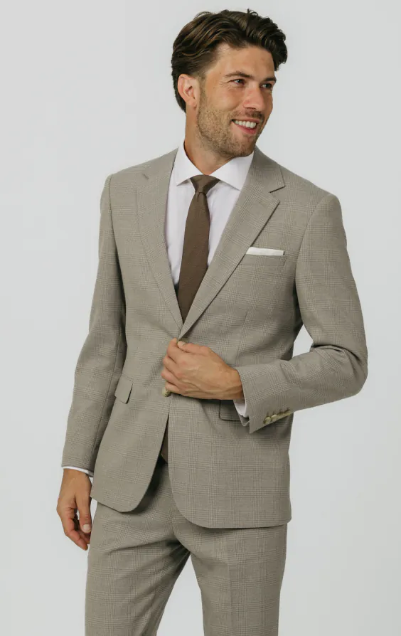 Natural Check Suit Natural Check Suit