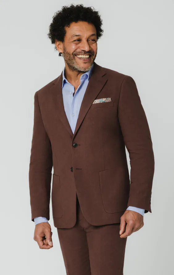 Mocha Linen Suit Mocha Linen Suit