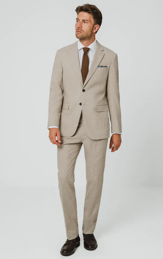 Stone Donegal Tweed Suit - photo 1 Stone Donegal Tweed Suit - photo 1