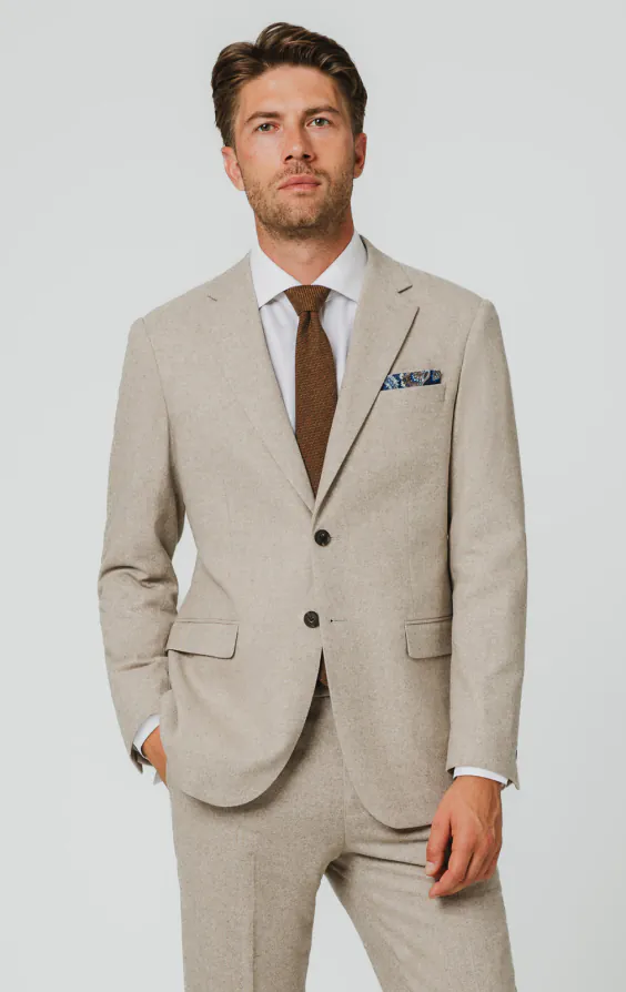 Stone Donegal Tweed Suit Stone Donegal Tweed Suit