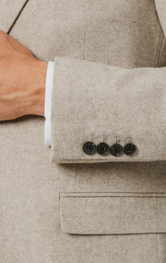 Stone Donegal Tweed 3 Piece Suit - photo 3 Stone Donegal Tweed 3 Piece Suit - photo 3