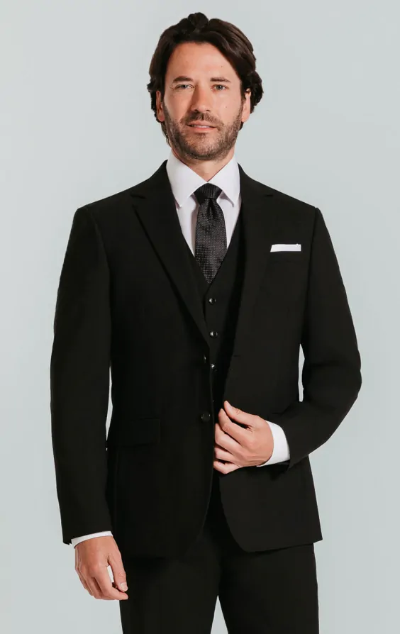 Dobell Black Piece Suit Dobell - Main Image