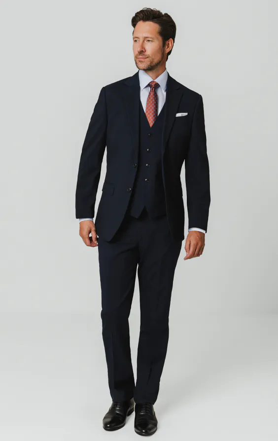Navy 3 Piece Suit - photo 1 Navy 3 Piece Suit - photo 1