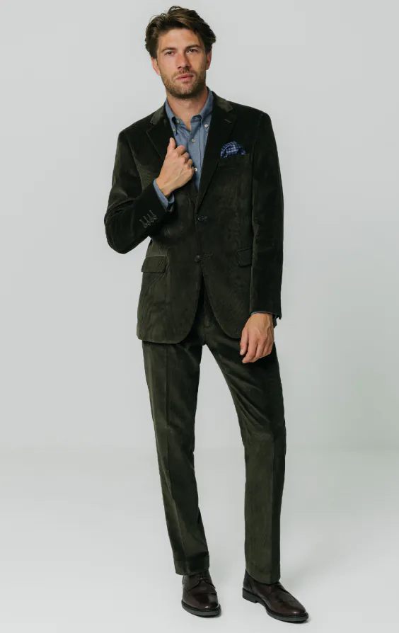 Green Corduroy Suit - photo 1 Green Corduroy Suit - photo 1