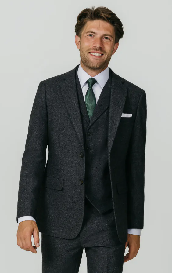 Grey Donegal Tweed 3 Piece Suit Grey Donegal Tweed 3 Piece Suit