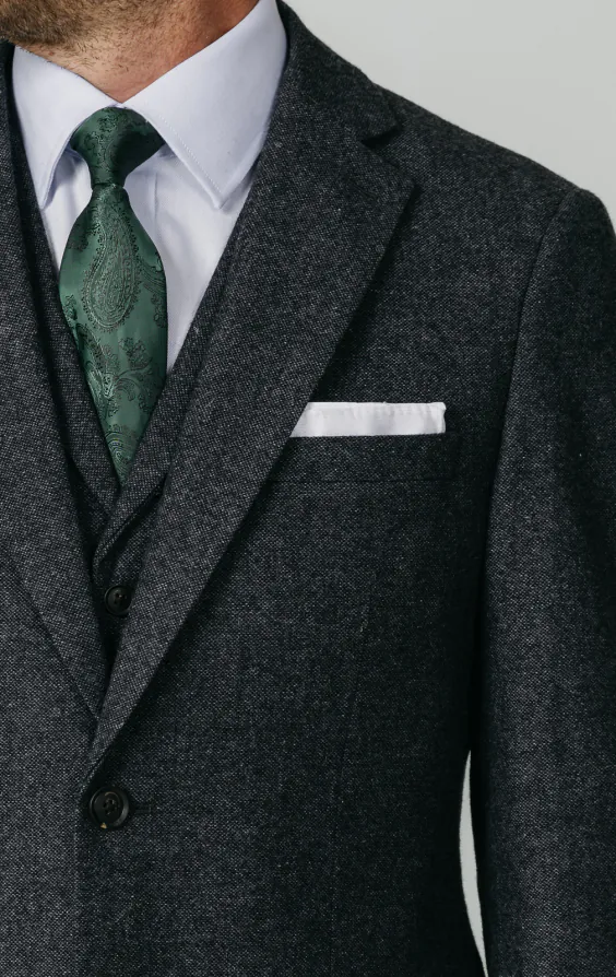 Grey Donegal Tweed 3 Piece Suit - photo 3 Grey Donegal Tweed 3 Piece Suit - photo 3