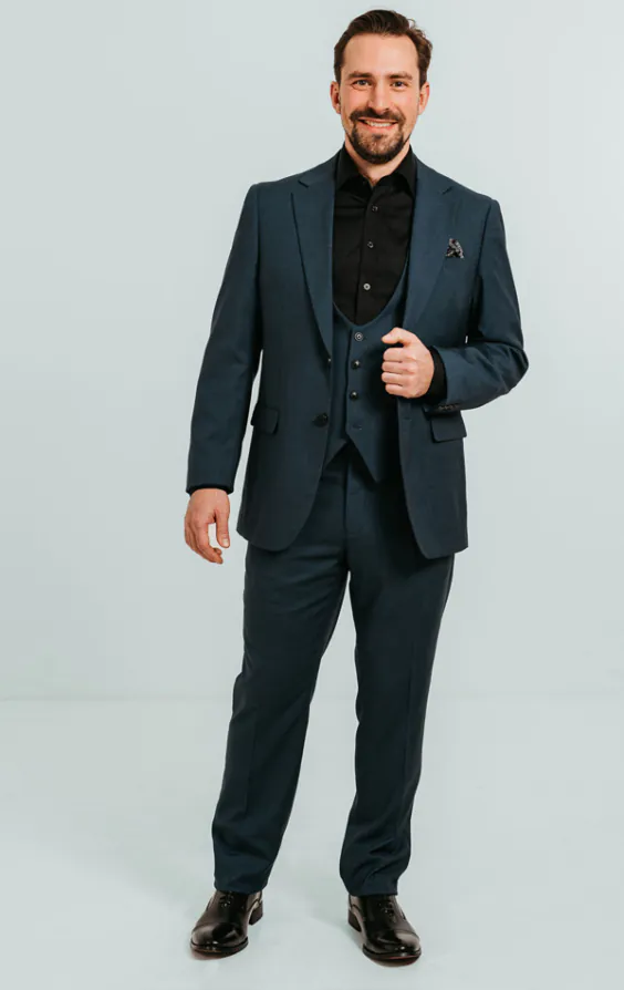 Teal 3 Piece Suit - photo 1 Teal 3 Piece Suit - photo 1