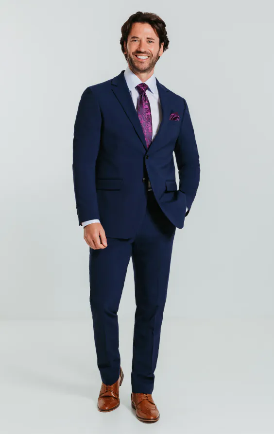 Blue Slim Suit - photo 1 Blue Slim Suit - photo 1