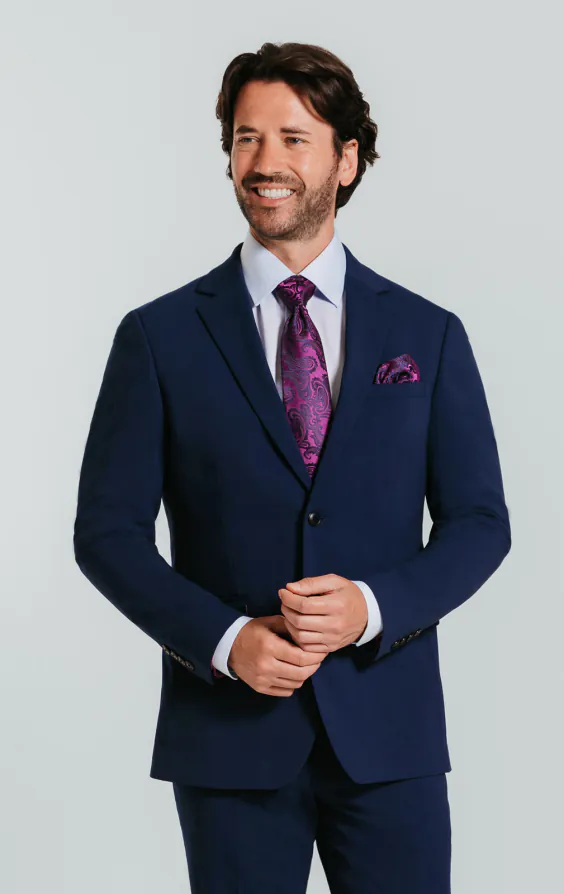 Blue Slim Suit Blue Slim Suit