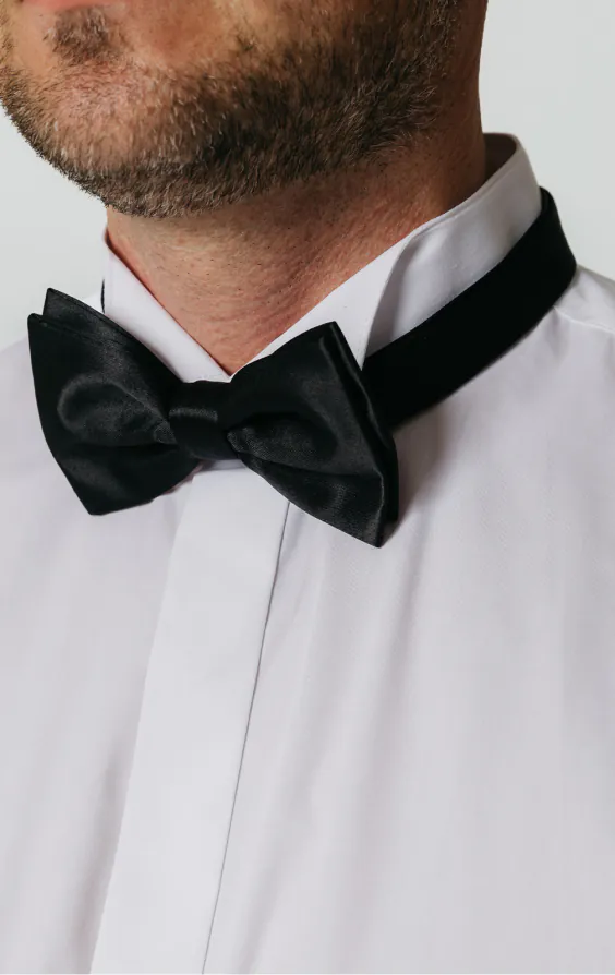 Wing Collar, Plain Front Tuxedo Shirt - photo 2 Wing Collar, Plain Front Tuxedo Shirt - photo 2