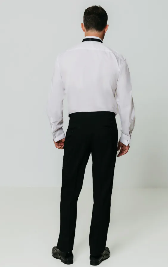 Wing Collar, Plain Front Tuxedo Shirt - photo 4 Wing Collar, Plain Front Tuxedo Shirt - photo 4