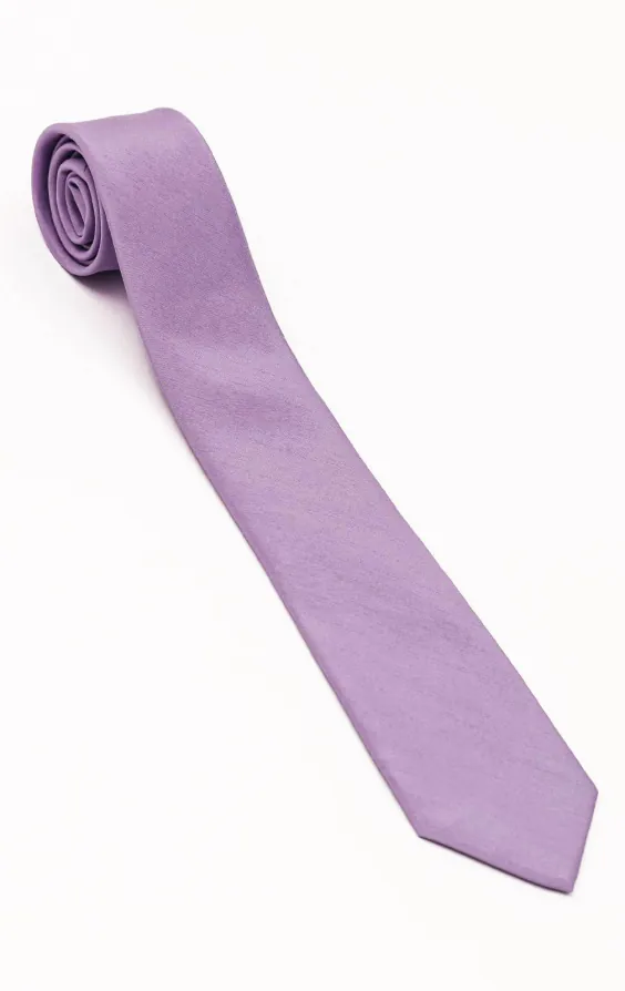 Lavender Dupion Tie - photo 1 Lavender Dupion Tie - photo 1