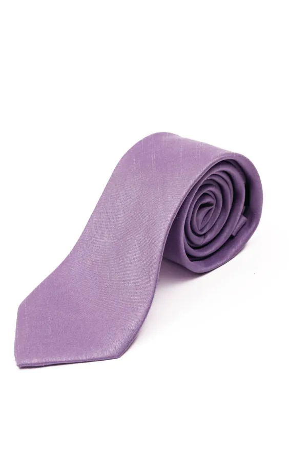 Lavender Dupion Tie Lavender Dupion Tie