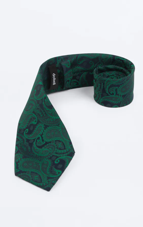 Green Paisley Tie - photo 1