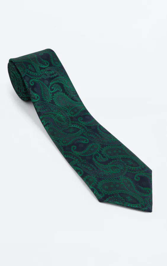 Green Paisley Tie - photo 2