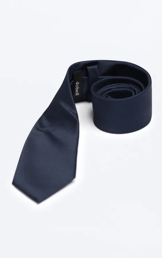 Navy Textured Tie - photo 1 Navy Textured Tie - photo 1