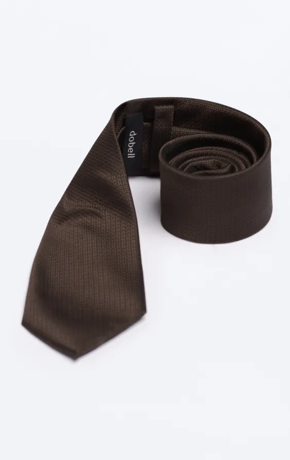 Brown Textured Tie - photo 2