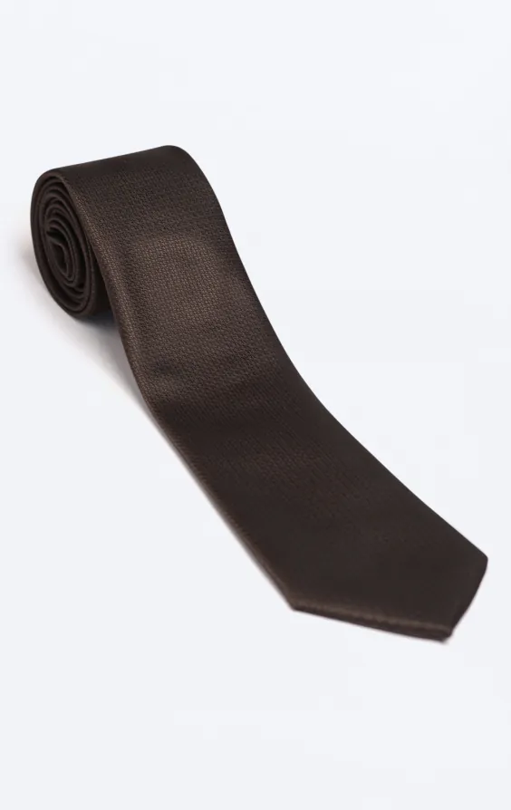 Brown Textured Tie - photo 1