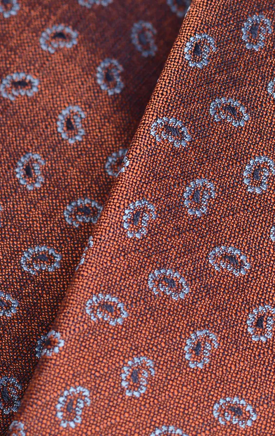 Rust Paisley Pattern Tie - photo 3 Rust Paisley Pattern Tie - photo 3