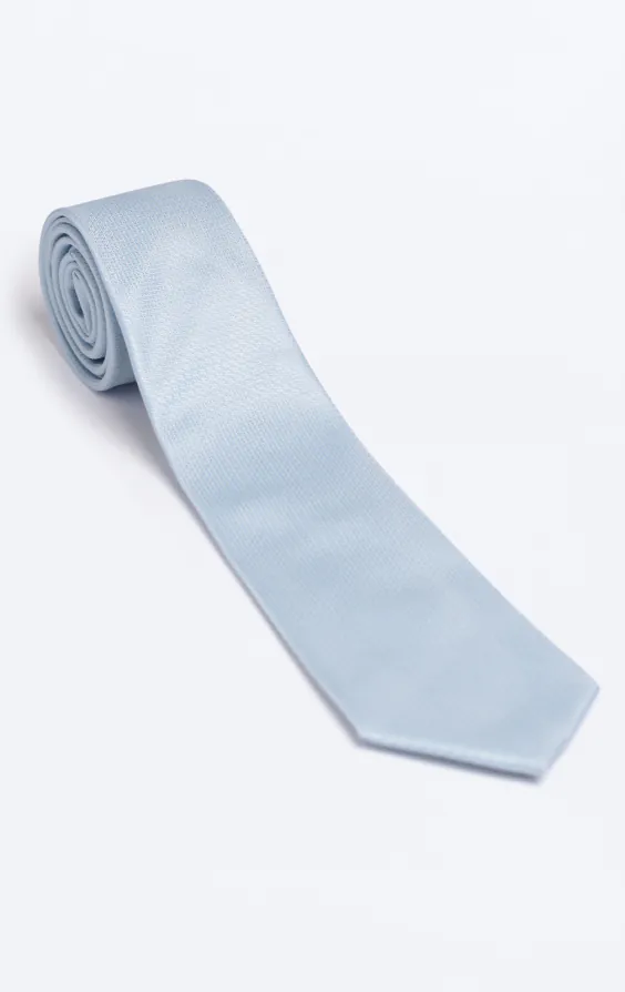 Light Blue Textured Tie - photo 2