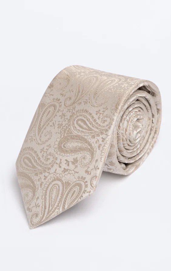 Champagne Paisley Tie Champagne Paisley Tie