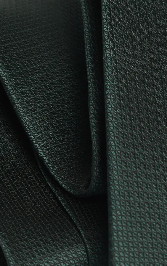 Bottle Green Textured Tie - photo 3