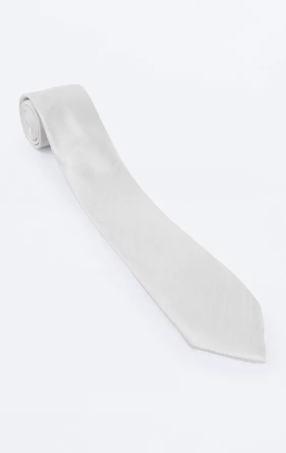 White Dupion Tie - photo 2 White Dupion Tie - photo 2