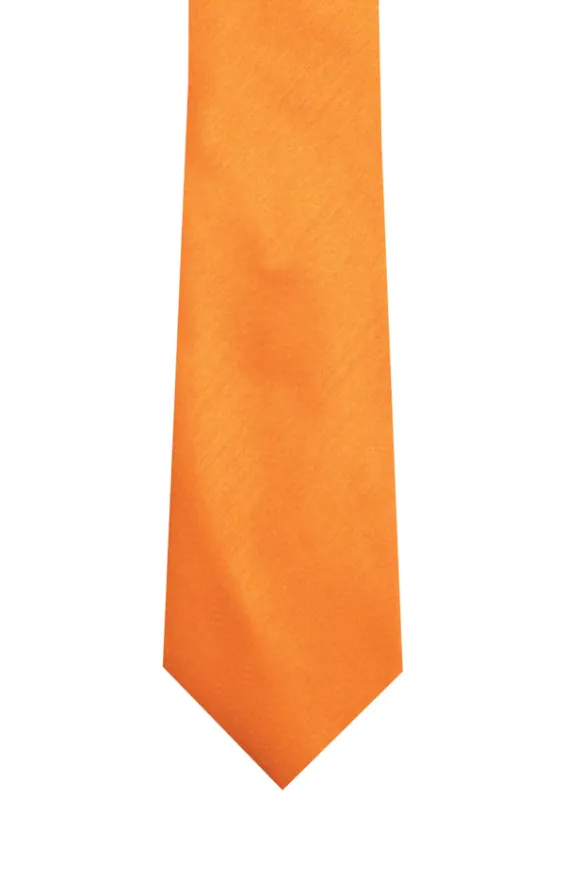 Orange Dupion Tie - photo 1 Orange Dupion Tie - photo 1