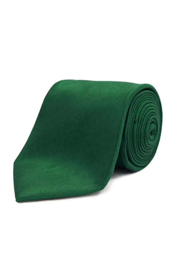 Racing Green Dupion Tie Racing Green Dupion Tie