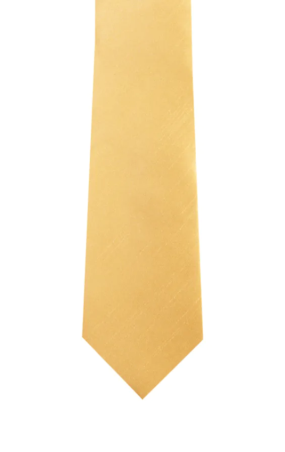 Dark Gold Dupion Tie - photo 1 Dark Gold Dupion Tie - photo 1