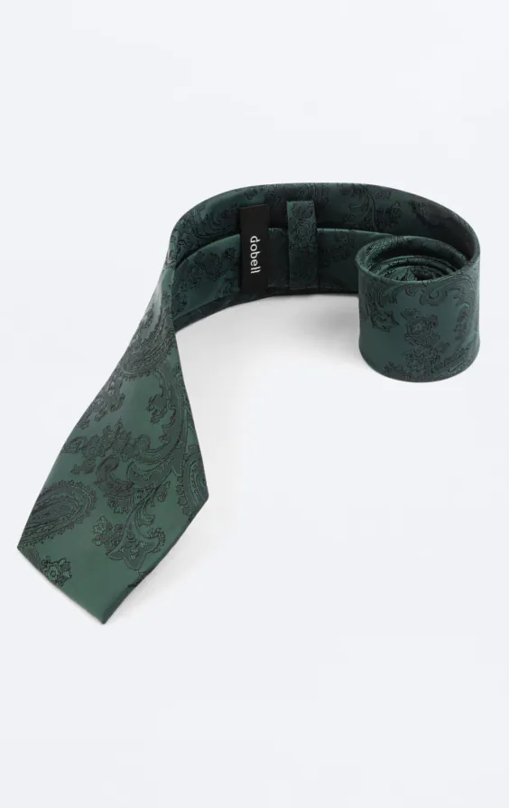 Dobell Racing Green Paisley Tie - photo 1 Dobell Racing Green Paisley Tie - photo 1