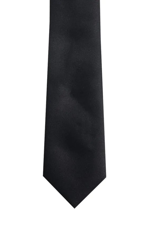 Dobell Black Skinny Tie - photo 1 Dobell Black Skinny Tie - photo 1