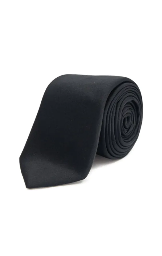 Dobell Black Skinny Tie Dobell Black Skinny Tie