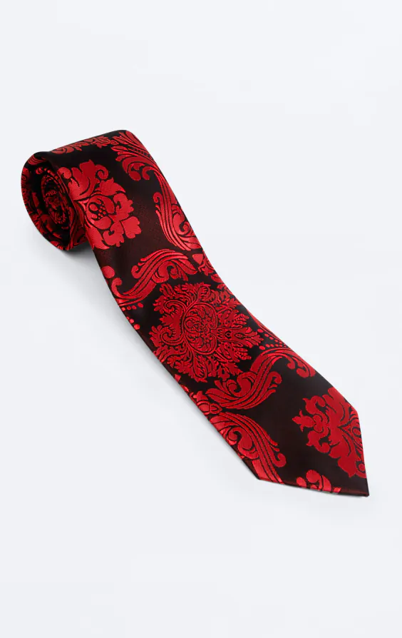 Red Victorian Jacquard Tie - photo 2 Red Victorian Jacquard Tie - photo 2