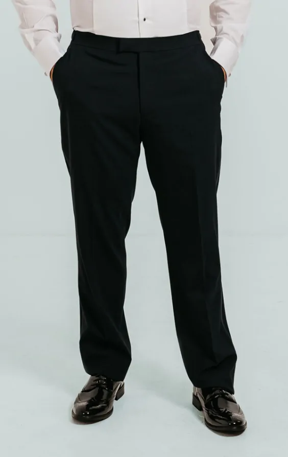 Tuxedo trousers with satin stripe 2025