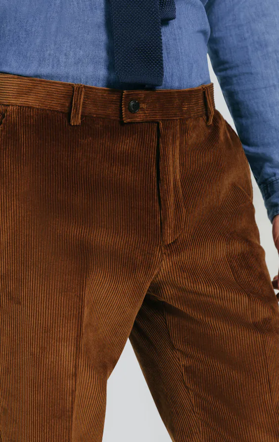 Mid Brown Corduroy Trousers - photo 1 Mid Brown Corduroy Trousers - photo 1