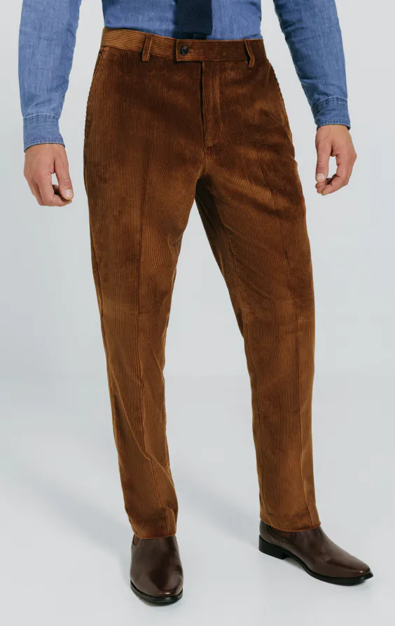 Mid Brown Corduroy Trousers Mid Brown Corduroy Trousers