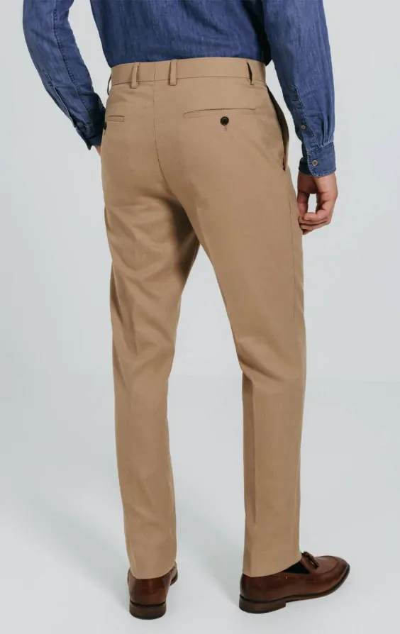 BOYS CAMEL TWILL PANT