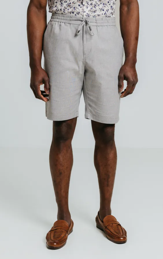 Light Grey Linen Shorts - photo 1 Light Grey Linen Shorts - photo 1