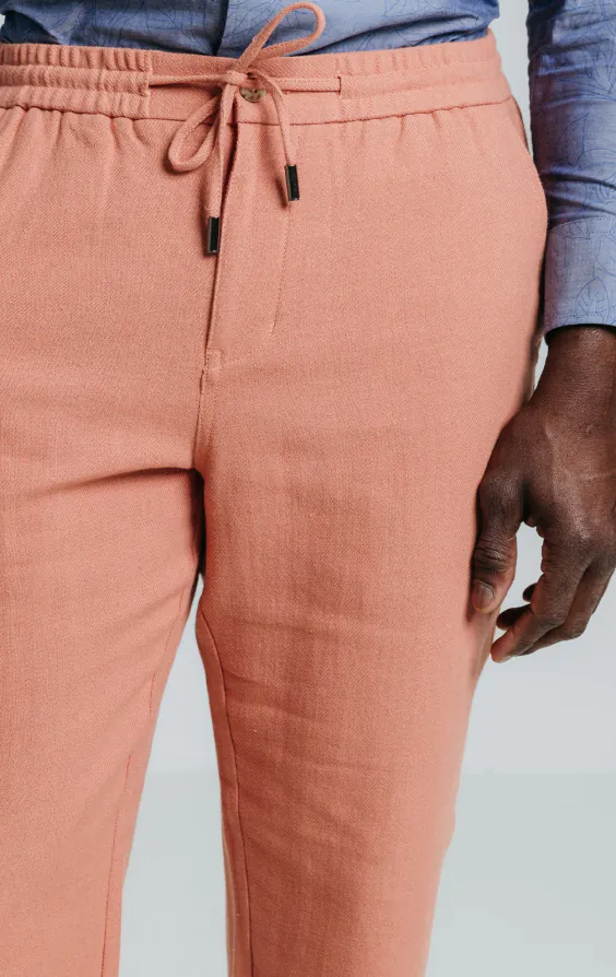 Coral Linen Twill Trousers - photo 2 Coral Linen Twill Trousers - photo 2