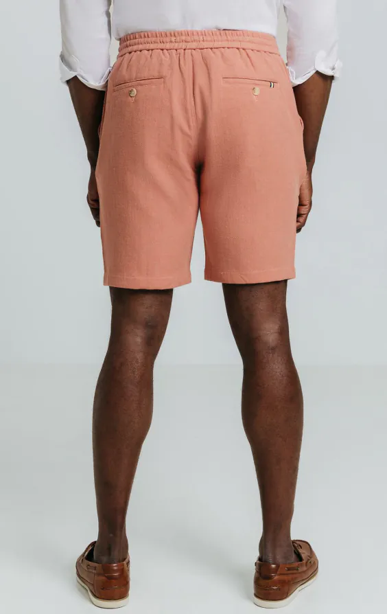 Coral Linen Twill Shorts - photo 3 Coral Linen Twill Shorts - photo 3