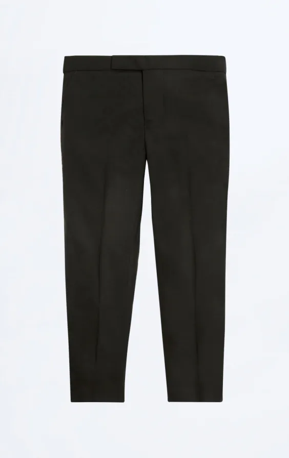 Boys Black Dinner Jacket with Shawl Lapel - photo 2