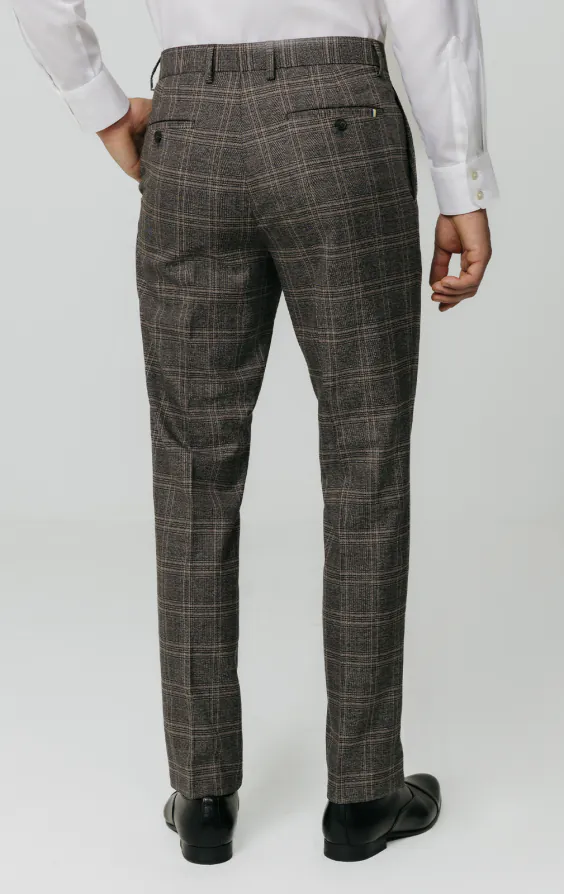 Brown Check Suit Trousers - photo 2 Brown Check Suit Trousers - photo 2