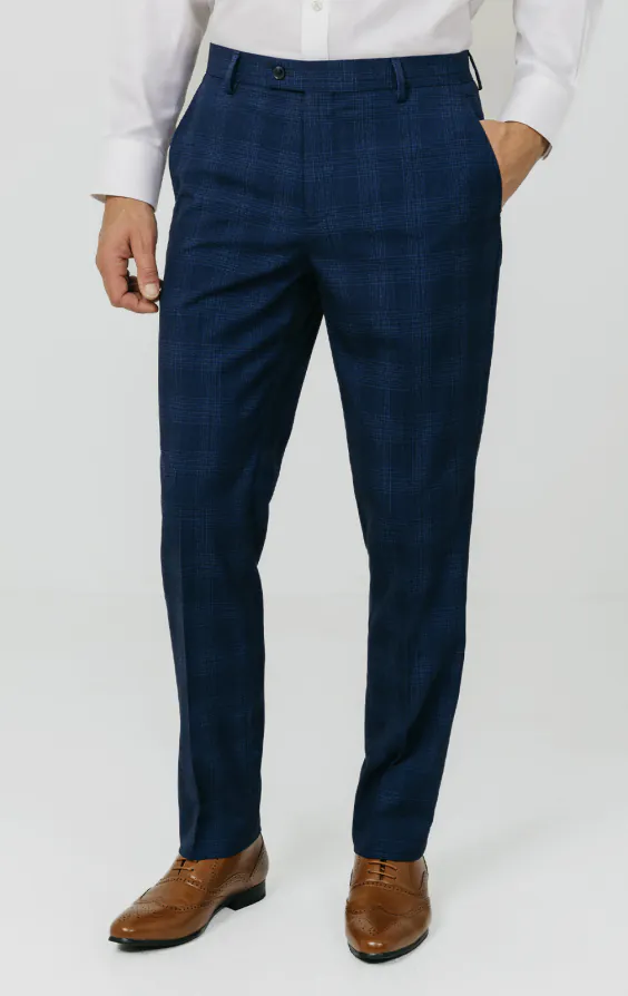 Royal Blue Shadow Check Suit Jacket - photo 6 Royal Blue Shadow Check Suit Jacket - photo 6